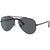 Ray Ban New Aviator 58 Sunglasses Black/Dark Grey