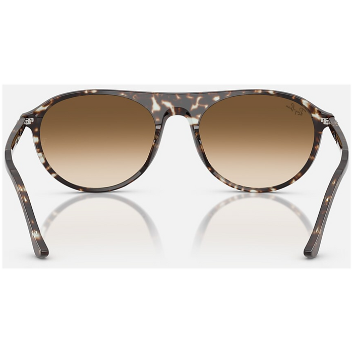 Ray Ban RB2215 59 Sunglasses Havana Yellow Turtle/Clear Gradient Brown