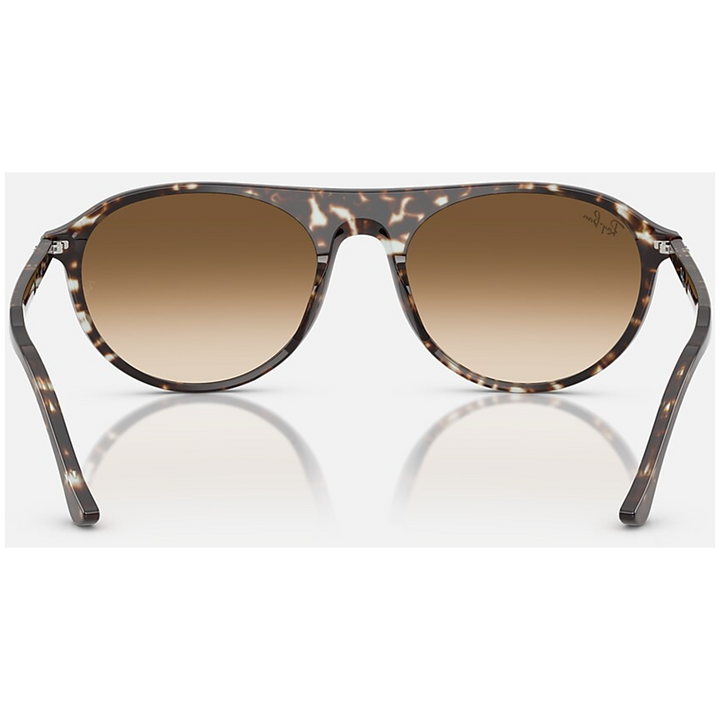 Ray Ban RB2215 59 Sunglasses Havana Yellow Turtle/Clear Gradient Brown