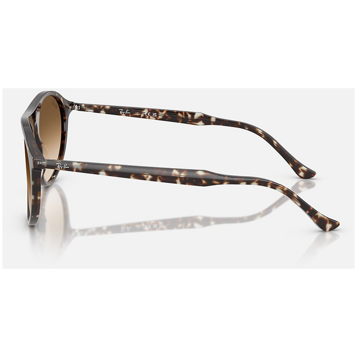 Ray Ban RB2215 59 Sunglasses Havana Yellow Turtle/Clear Gradient Brown