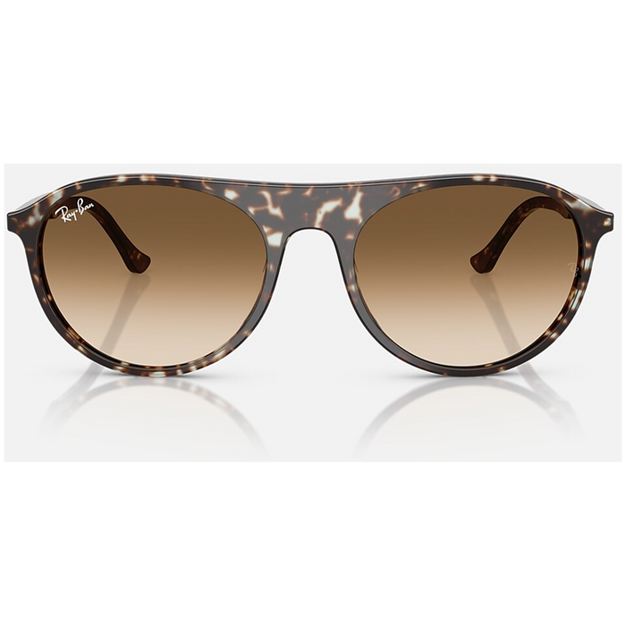 Ray Ban RB2215 59 Sunglasses Havana Yellow Turtle/Clear Gradient Brown