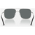 Ray Ban Ari Bio-Based Sunglasses Silver/Dark Grey Polarized
