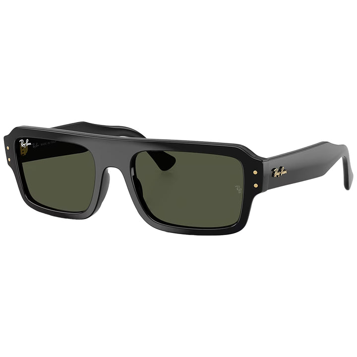 Ray Ban Lukas Sunglasses Black/Green