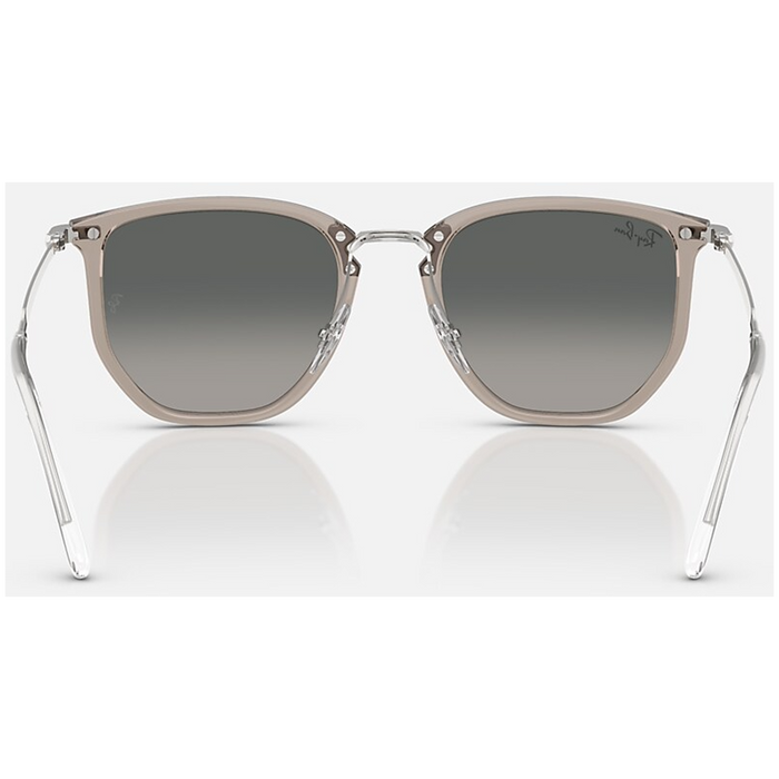 Ray Ban RB4451 Sunglasses Transparent Grey/Grey Gradient