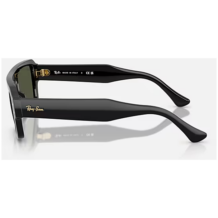 Ray Ban Lukas Sunglasses Black/Green