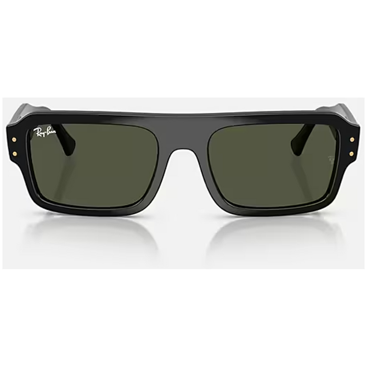 Ray Ban Lukas Sunglasses Black/Green