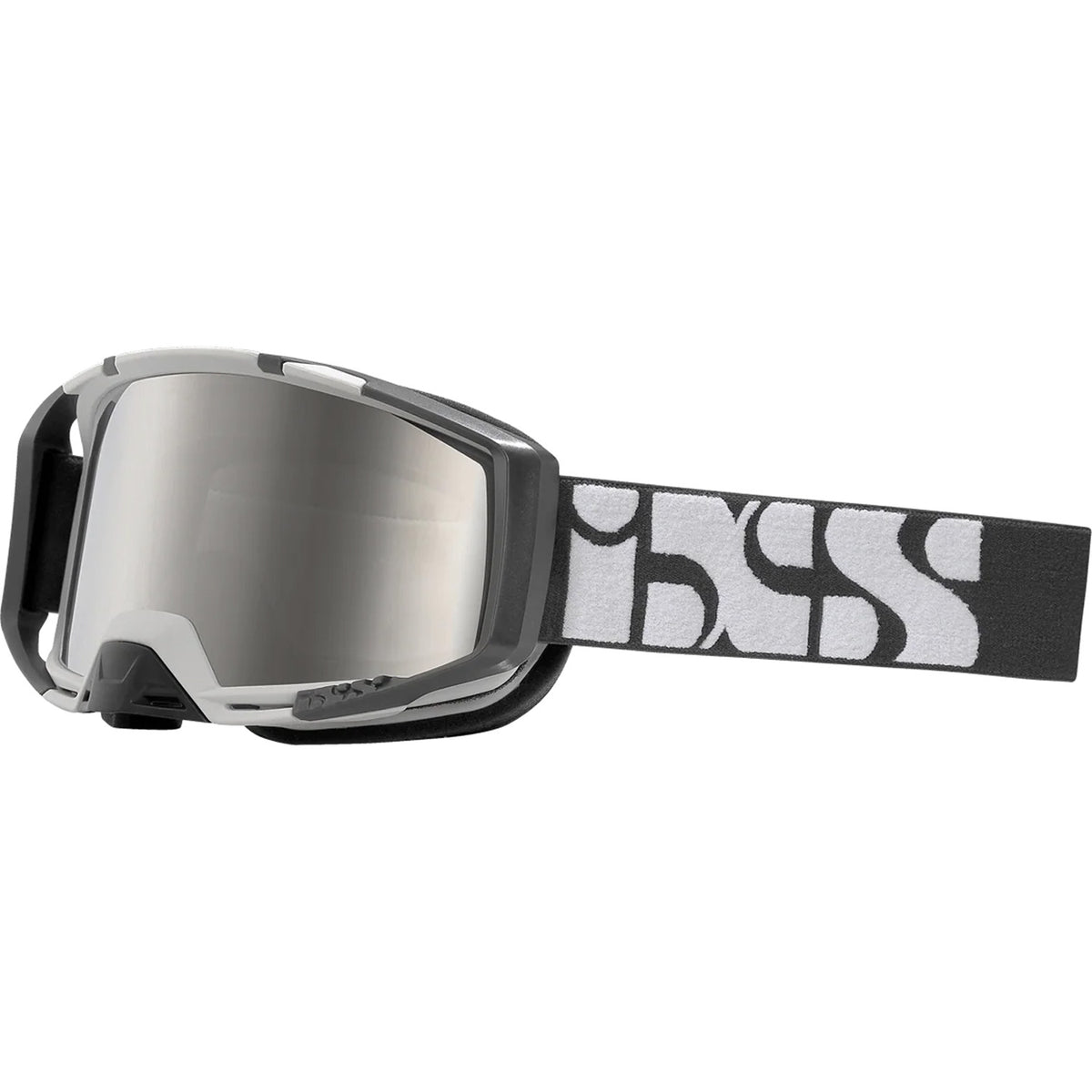 IXS Trigger Goggles White/Mirrored Silver + Clear