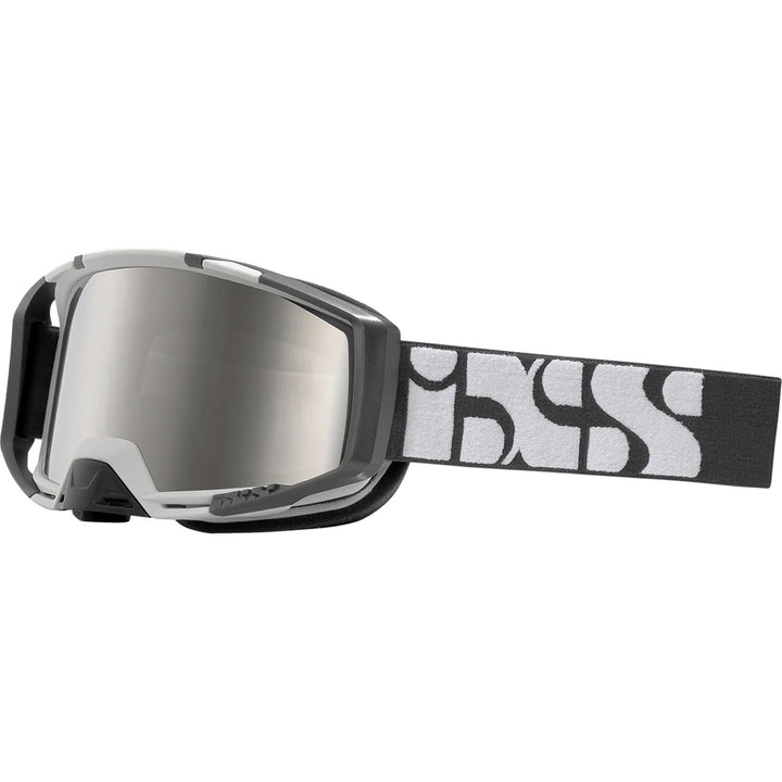 IXS Trigger Goggles White/Mirrored Silver + Clear
