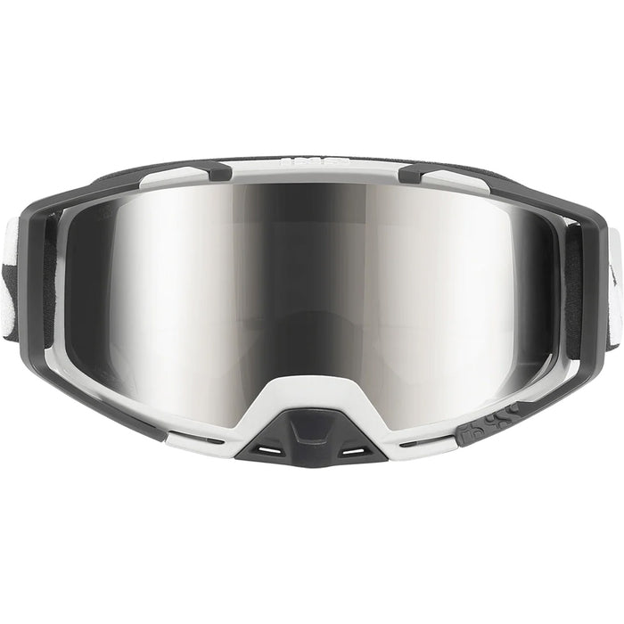 IXS Trigger Goggles White/Mirrored Silver + Clear