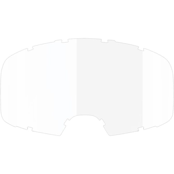 IXS Trigger Goggles White/Mirrored Silver + Clear