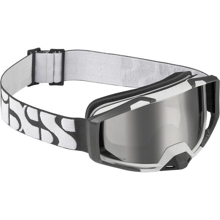 IXS Trigger Goggles White/Mirrored Silver + Clear