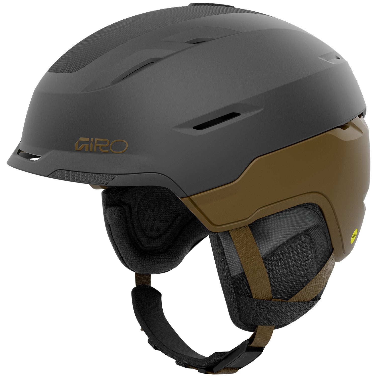 giro tilt snowboard helmet Giro Tor Spherical Helmet, Matte Metallic Coal/Tan / L