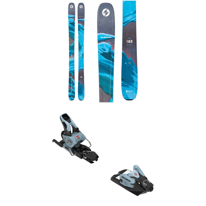 Blizzard Rustler 10 Skis + Salomon Strive 12 GW Ski Bindings 2026