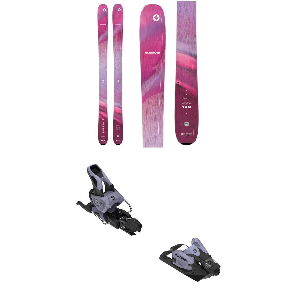 Blizzard Sheeva 10 Skis + Salomon Strive 12 GW Ski Bindings 2026