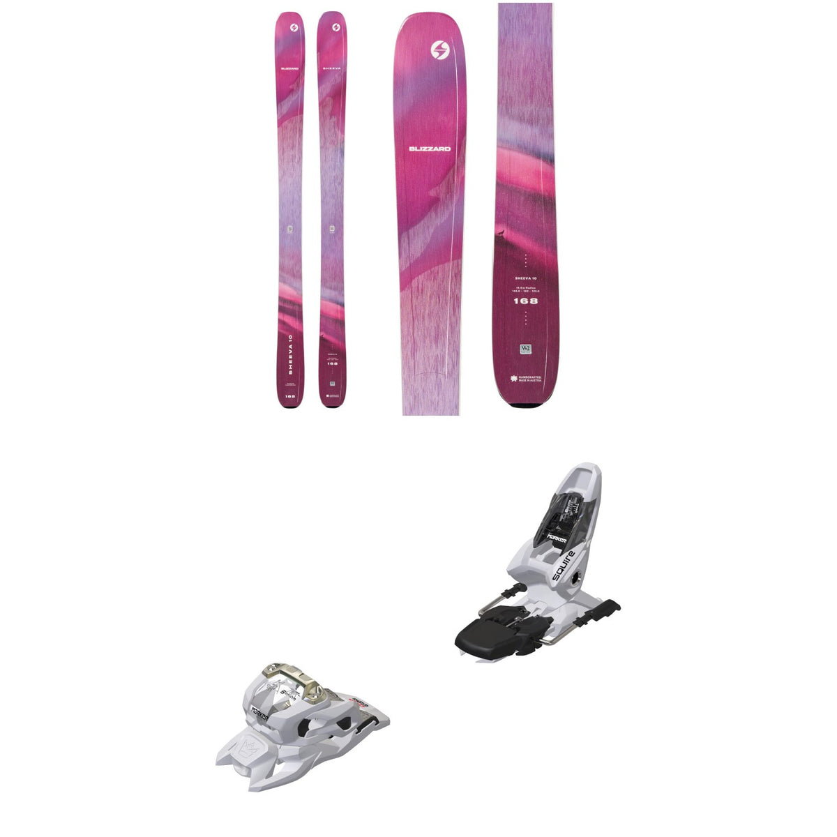 Blizzard Sheeva 10 Skis + Marker Squire 11 Ski Bindings 2026