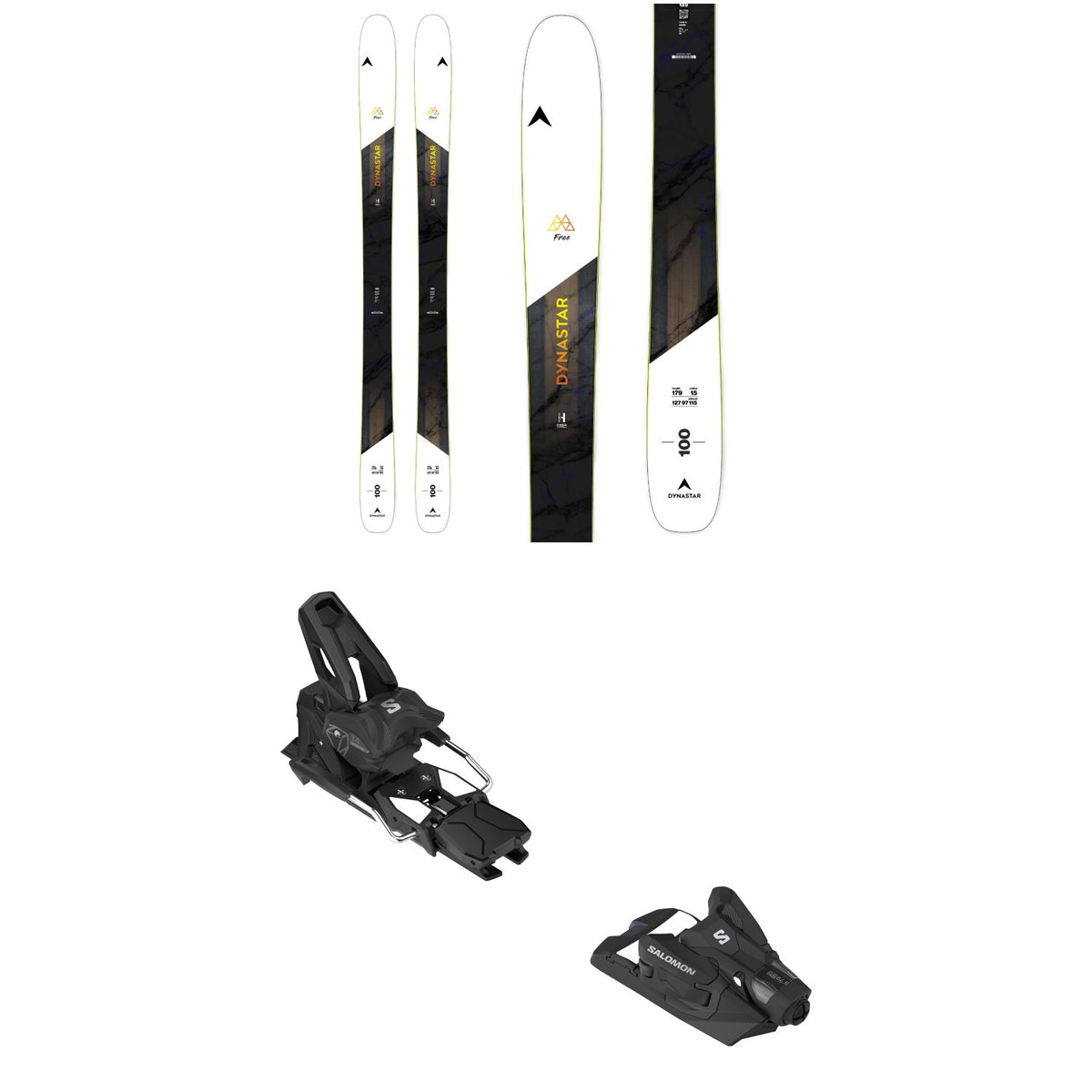 Dynastar M-Free 100 Skis + Salomon Strive 14 GW Ski Bindings 2026