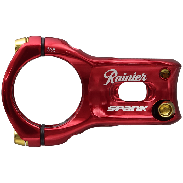 Spank x Rainier SPLIT 35 Stem Red w/Gold Cap