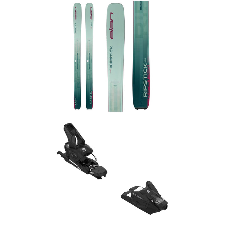 Elan Ripstick 100 Skis - Women's + Salomon Strive 12 GW Ski Bindings 2026