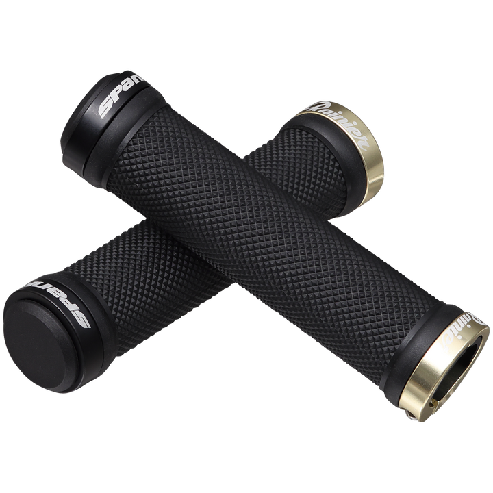 Spank x Rainier SPOON Grips Black/Gold