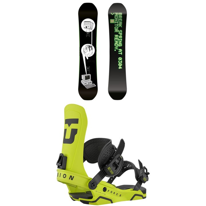 CAPiTA Spring Break Resort Twin Snowboard + Union Force Snowboard Bindings 2026