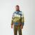 Picture Organic Halfdals Zip Fleece - Men's Cloudy Landsc Sherpa M