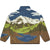 Picture Organic Halfdals Zip Fleece - Men's Cloudy Landsc Sherpa M