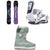 Never Summer Proto T3 FR Snowboard + Union Ultra Snowboard Bindings + Vans Luna Pro Snowboard Boots - Women's 2026