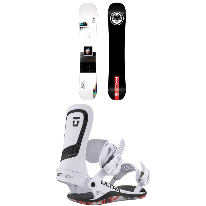 Never Summer Proto T3 Ultra Snowboard + Union Ultra Snowboard Bindings 2026