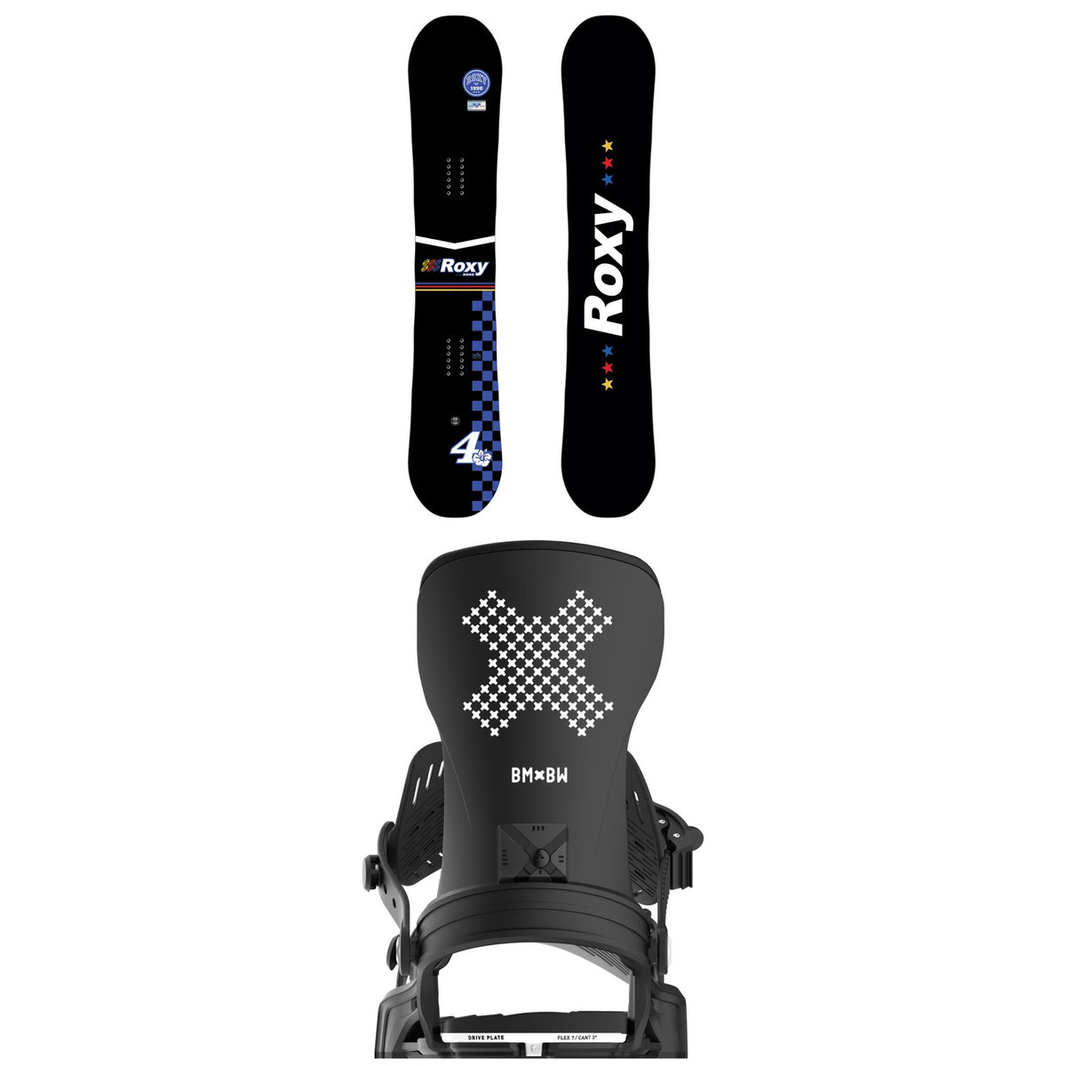 Roxy XOXO C2 Snowboard + Bent Metal Stylist Snowboard Bindings - Women's 2026