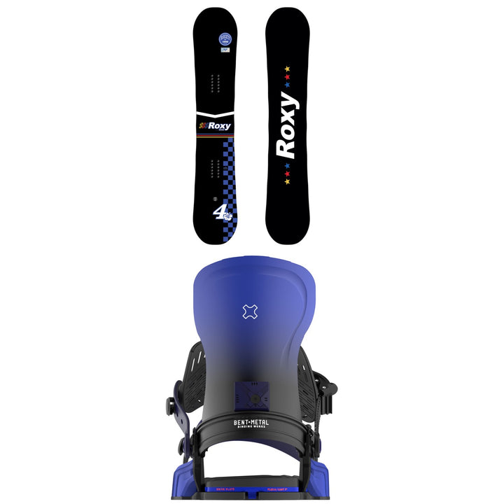 Roxy XOXO C2 Snowboard + Bent Metal Forte Snowboard Bindings - Women's 2026