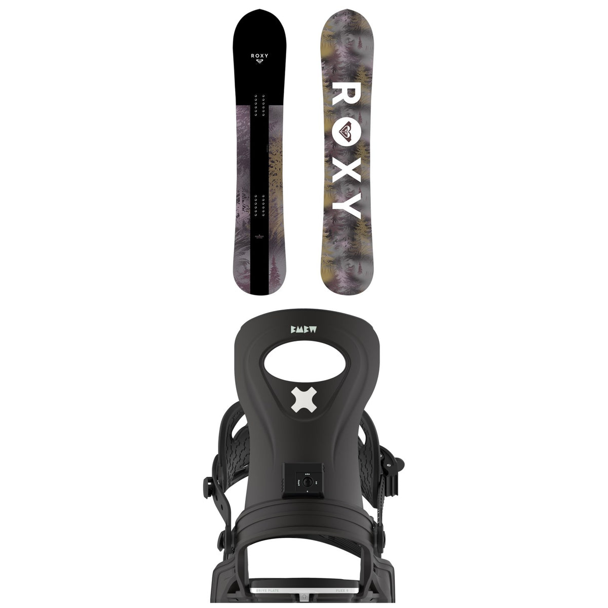 Roxy Smoothie C2 Snowboard + Bent Metal Metta Snowboard Bindings - Women's 2026