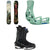 Burton Custom Flying V Snowboard + Step on Cartel X EST Snowboard Bindings + Highshot X Step On Snowboard Boots 2026