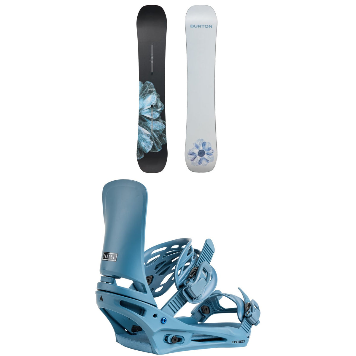 Burton Process Flying V Snowboard + Cartel Snowboard Bindings 2026