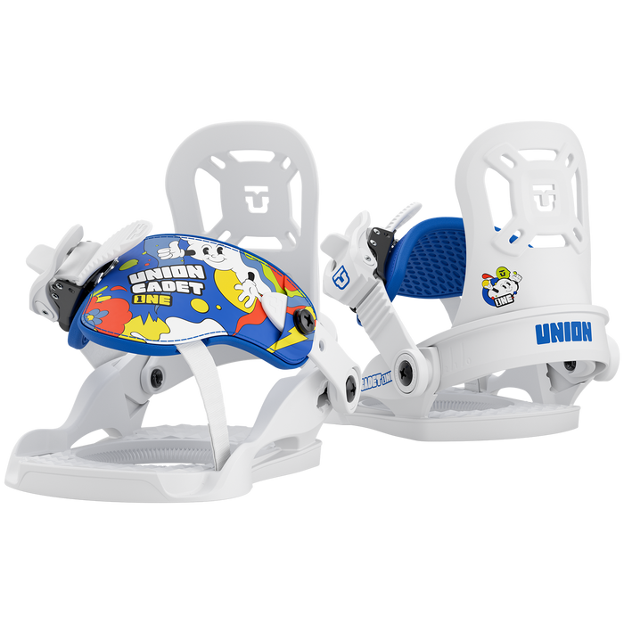 Union Cadet One Snowboard Bindings - Kids' 2026 White