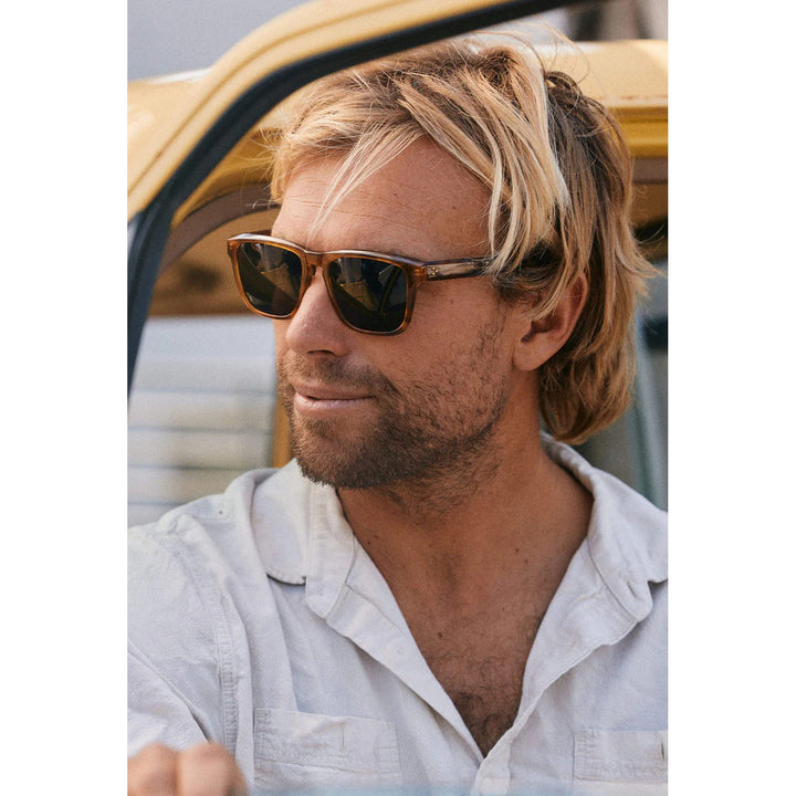 RAEN Lumis 54 Sunglasses Santa Fe/Smoked Polarized