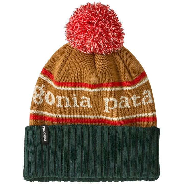 Patagonia Powder Town Beanie - Kids' Park Stripe/Talon Gold