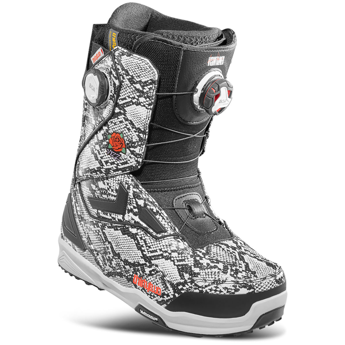 thirtytwo TM-2 Double Boa x Vizz Snowboard Boots 2026 Black/White