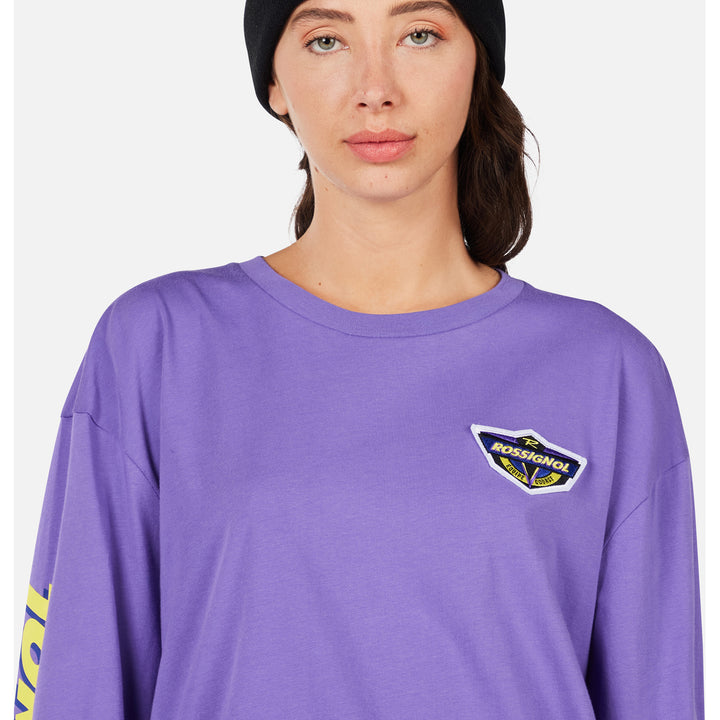 Rossignol Super Long-Sleeve T-Shirt - Unisex Super Violet