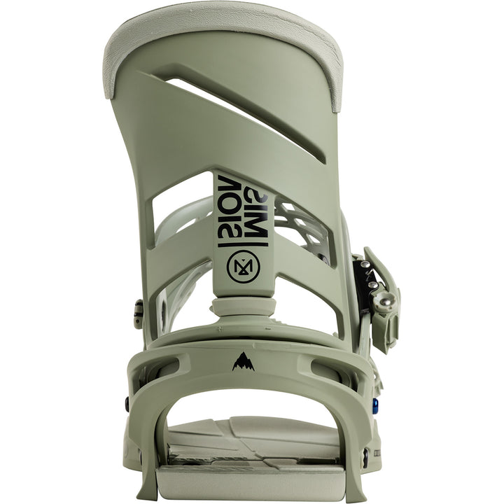 Burton Mission Snowboard Bindings Talc Green