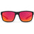 Suncloud Mayor Sunglasses Matte Black/Polarized Red Mirror