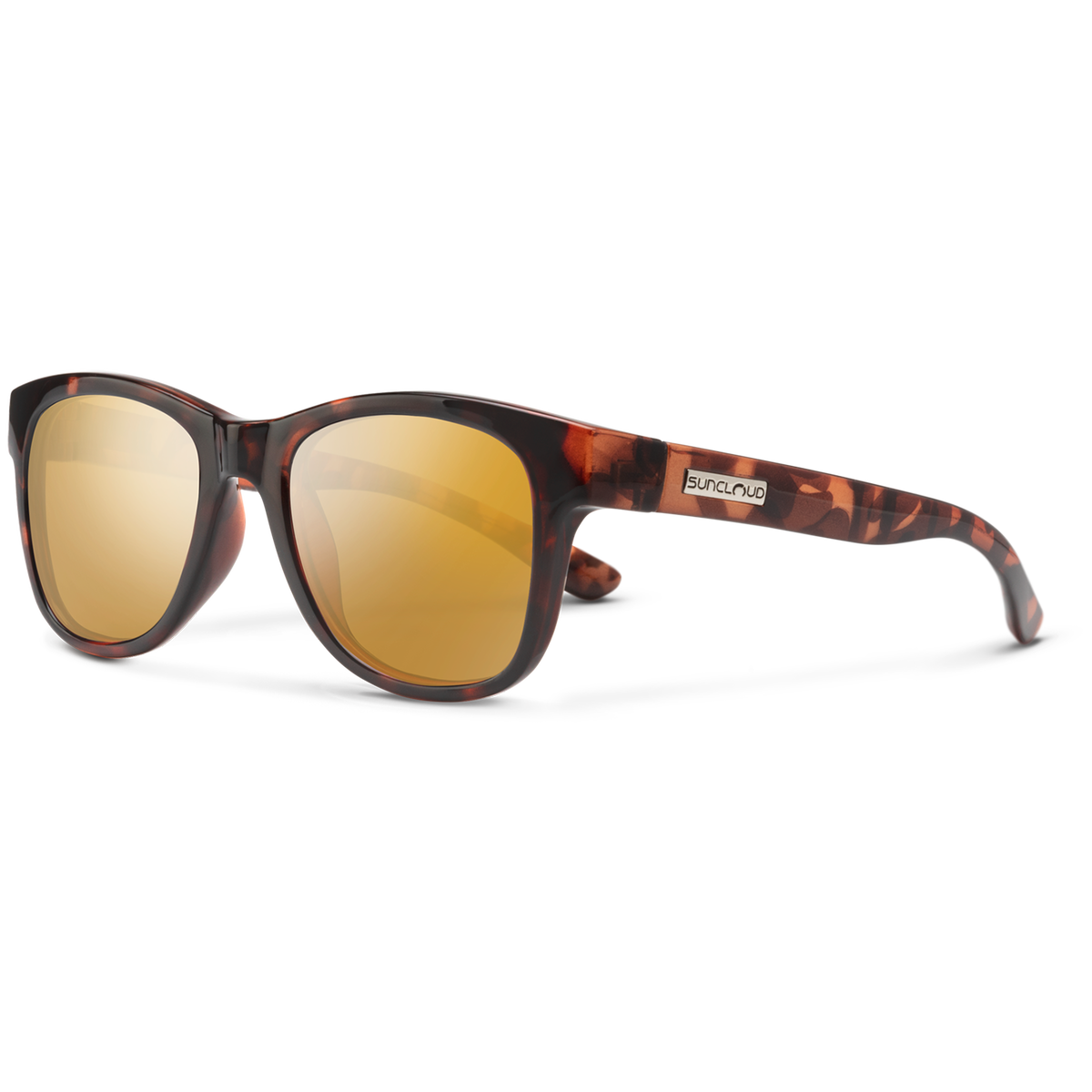 Suncloud Leeway Sunglasses Tortoise/Polarized Sienna Mirror