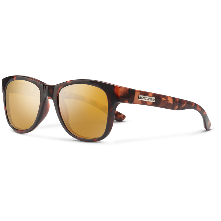 Suncloud Leeway Sunglasses Tortoise/Polarized Sienna Mirror