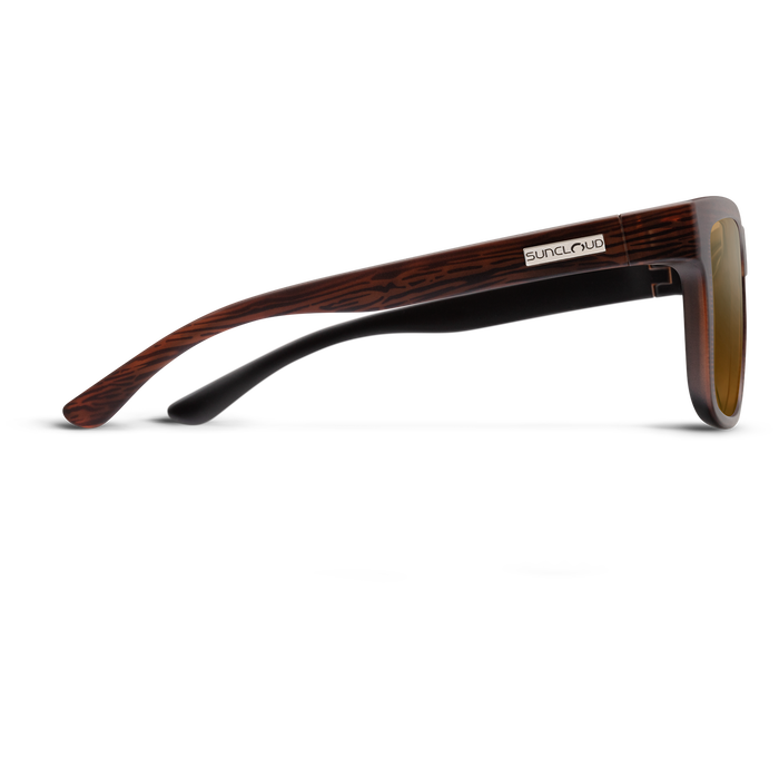 Suncloud Quiver Sunglasses Matte Burnished Brown/Polarized Brown