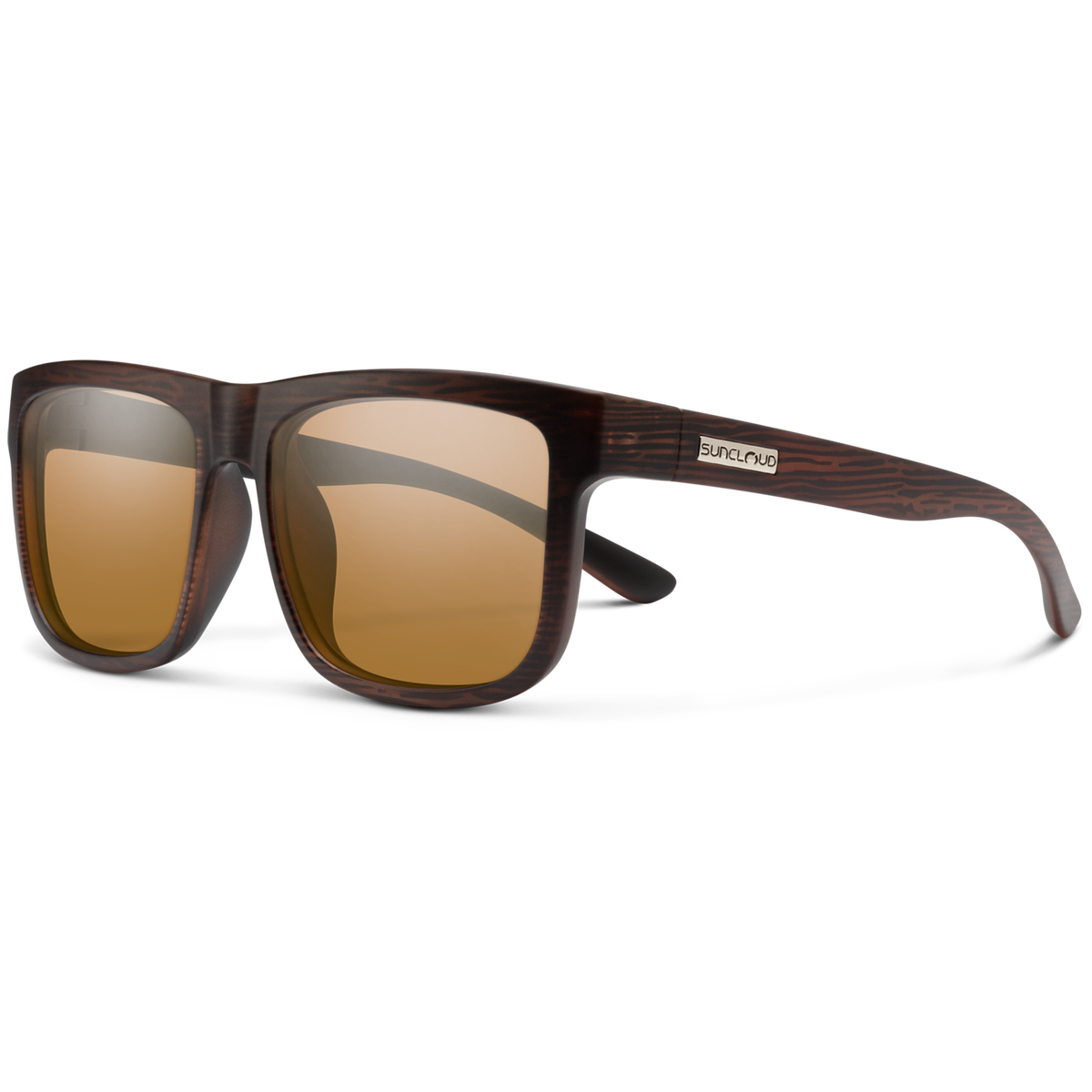 Suncloud Quiver Sunglasses Matte Burnished Brown/Polarized Brown