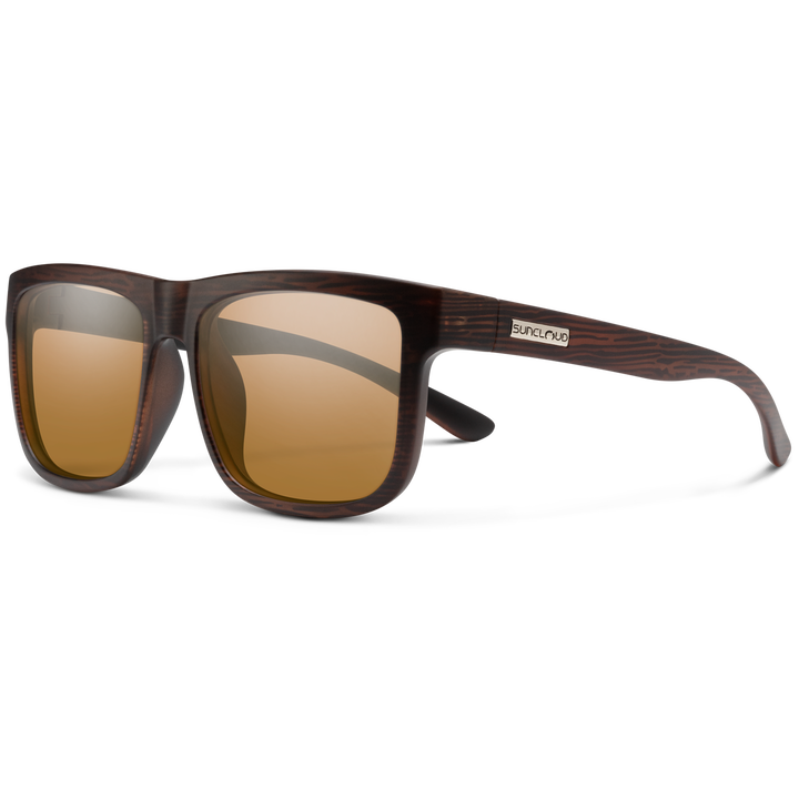 Suncloud Quiver Sunglasses Matte Burnished Brown/Polarized Brown