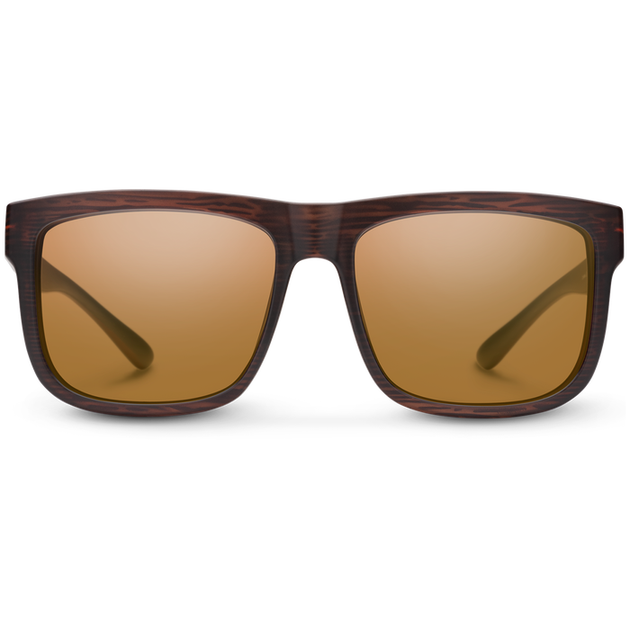 Suncloud Quiver Sunglasses Matte Burnished Brown/Polarized Brown