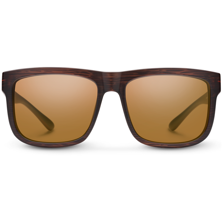 Suncloud Quiver Sunglasses Matte Burnished Brown/Polarized Brown