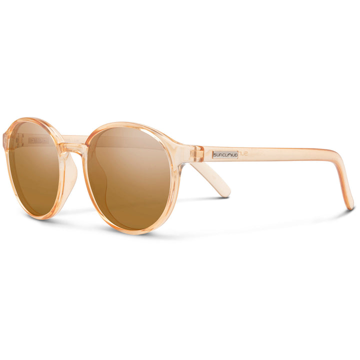 Suncloud Low Key Sunglasses Crystal Peach/Polarized Brown