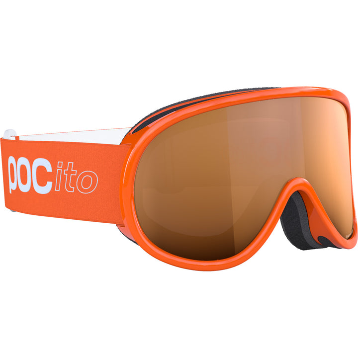 POC POCito Retina Goggles - Kids' Fluorescent Orange/Partly Sunny Light Orange