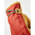 Hestra Wakayama 5-Finger Gloves Flame Red/Tan